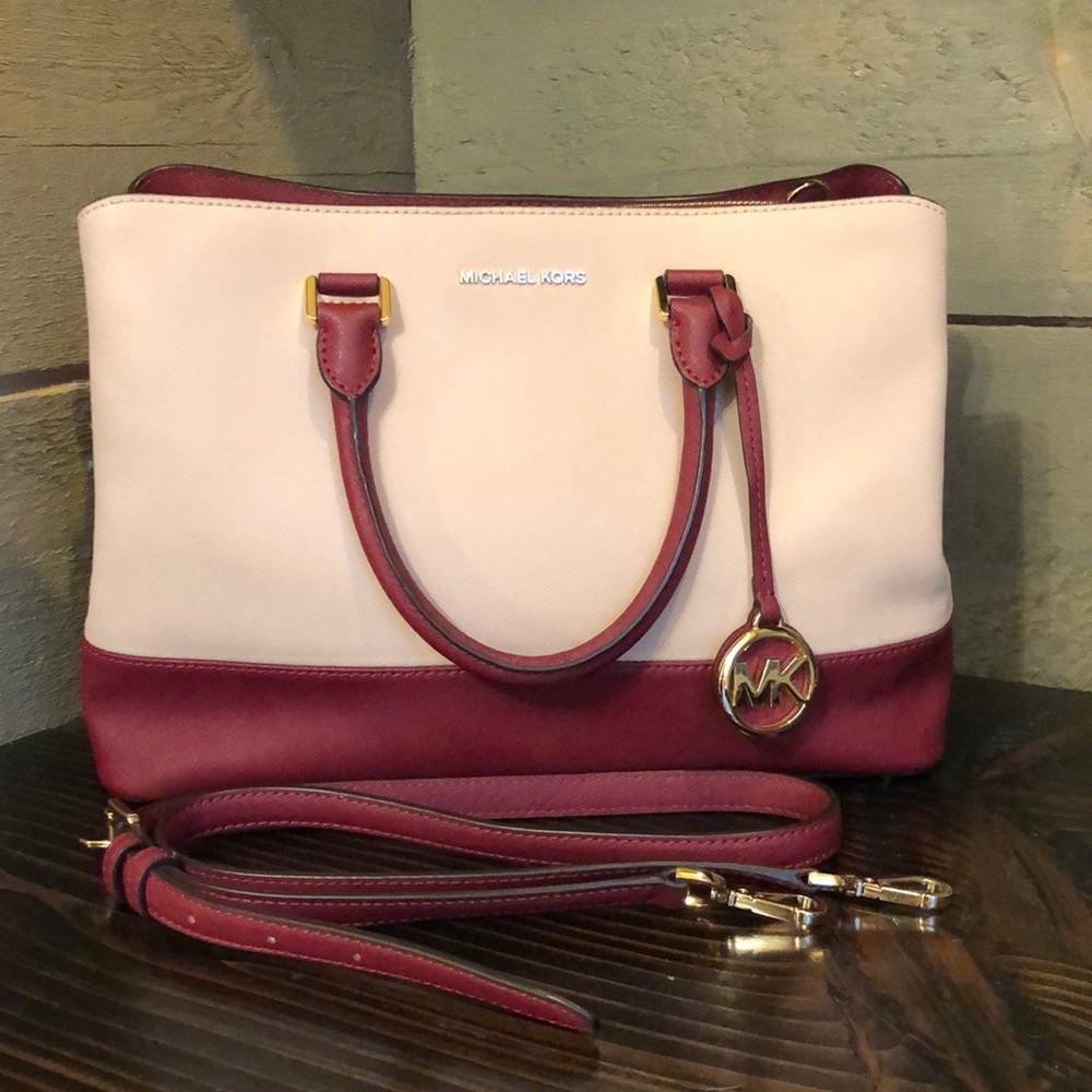 MK Bag / Michael Kors Savannah Large Satchel - Picture 1 of 17